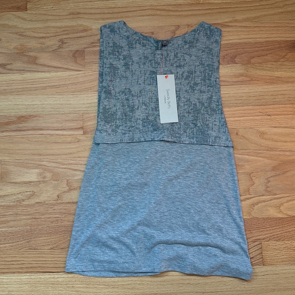 Sweaty Betty Gray Tank Top